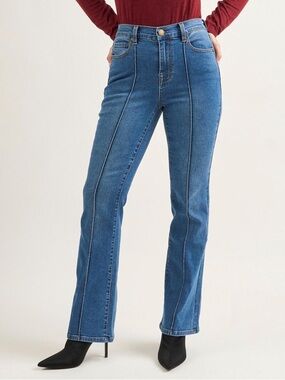 Seven7 Blue Seam-Front Women’s Jeans